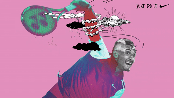 Nike Australian Open campaign visual
